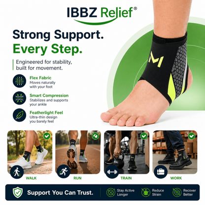 IBBZ Relief® Compression Ankle Support Brace