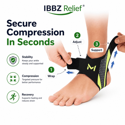 IBBZ Relief® Compression Ankle Support Brace