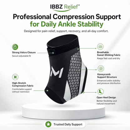 IBBZ Relief® Compression Ankle Support Brace