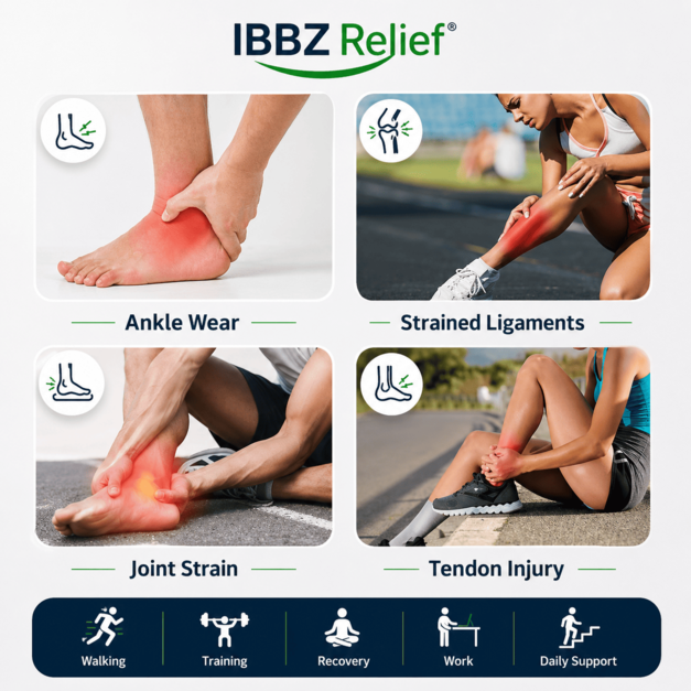 IBBZ Relief® Compression Ankle Support Brace
