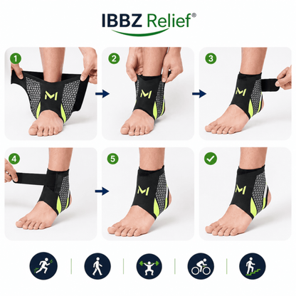IBBZ Relief® Compression Ankle Support Brace